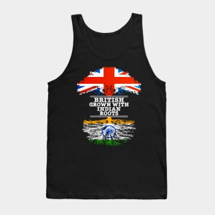 British Grown With Indian Roots - Gift for Indian With Roots From India Tank Top